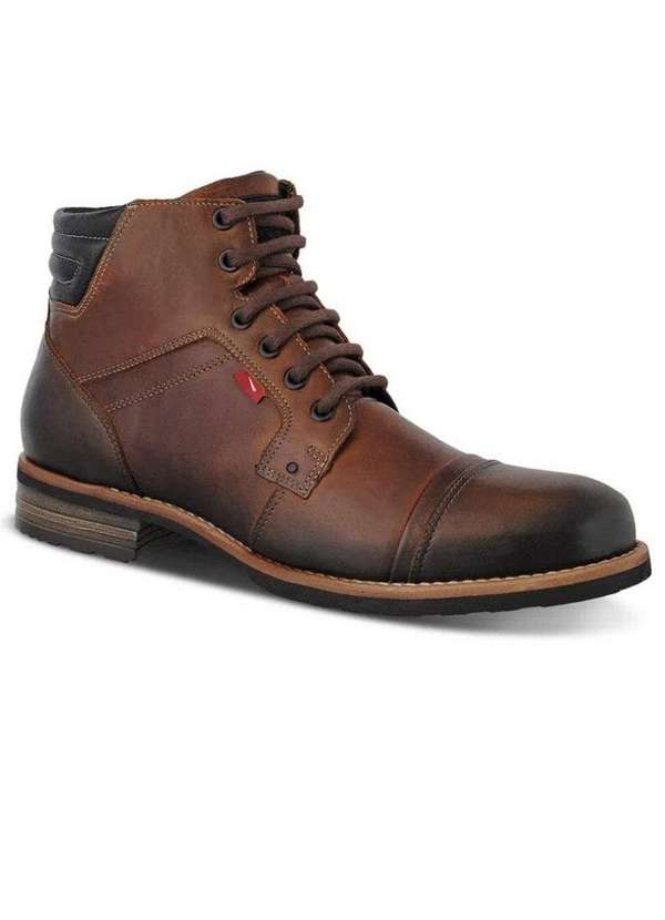 Ferracini - Bota Coturno Masculino Ferracini Neutro Marrom