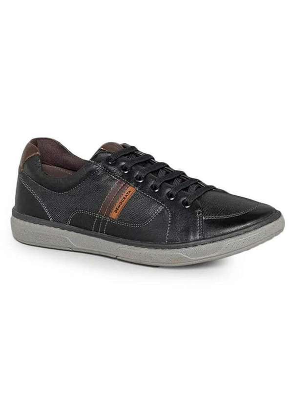 Democrata - Sapatênis Masculino Democrata Board Preto