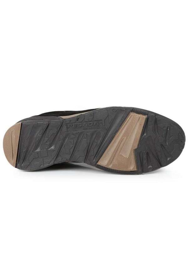 Pegada - Sapatênis Masculino Pegada Cadarso Falso Preto 3