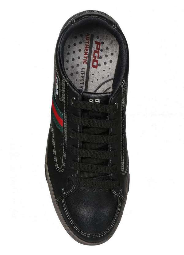 Pegada - Sapatênis Masculino Pegada Gorgurão Preto 5