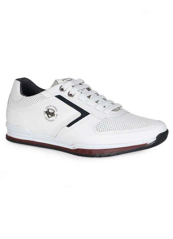 Colcci - Sapatênis Masculino Pegada Recortes Branco