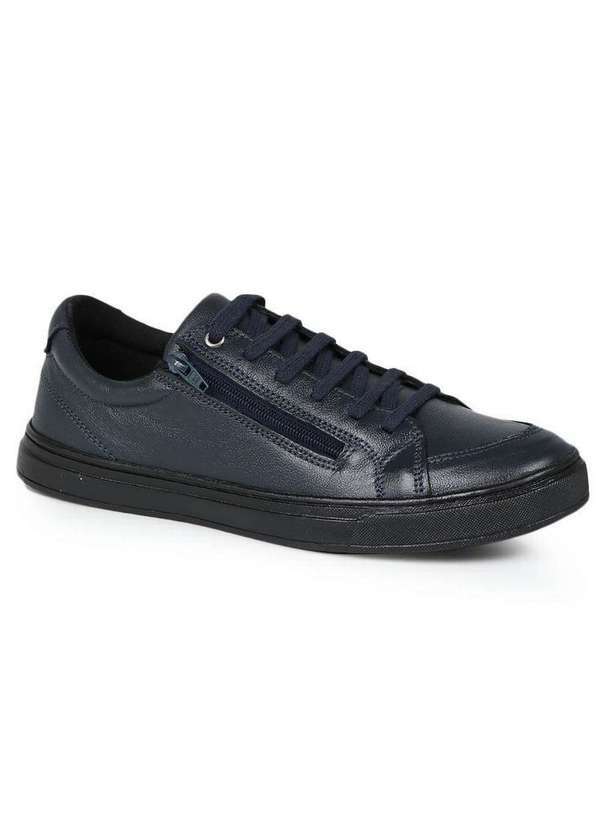 West Line - Sapatênis Masculino West Line Zíper Marinho