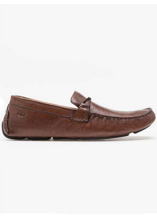 Democrata - Mocassim Masculino Democrata Ponto Celeiro Marrom