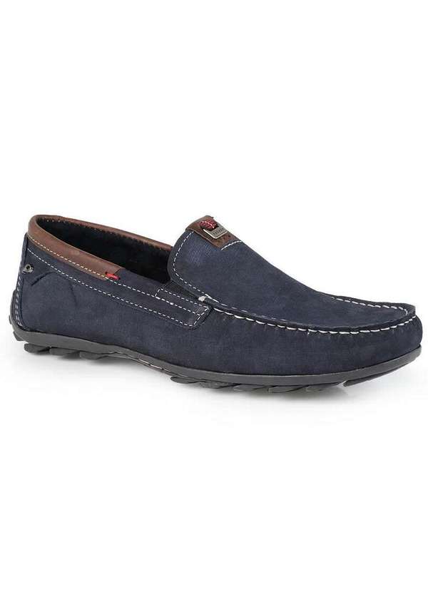 Pegada - Sapato Mocassim Masculino Pegada 140907 Marinho