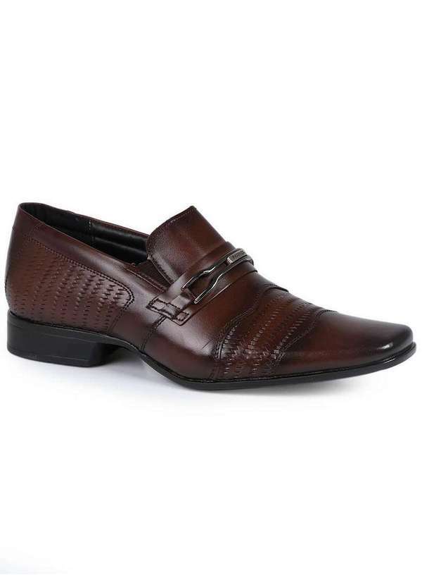 Rafarillo - Sapato Social Masculino Rafarillo Degradê Marrom