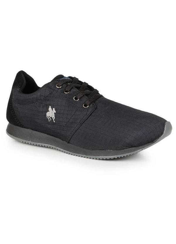 Black Horse - Tênis Jogging Masculino Black Horse Nylon Preto