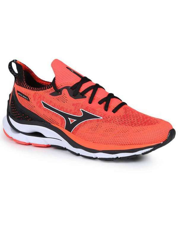 Mizuno - Tênis Running Masculino Mizuno Wave Mirai 4 Laranja