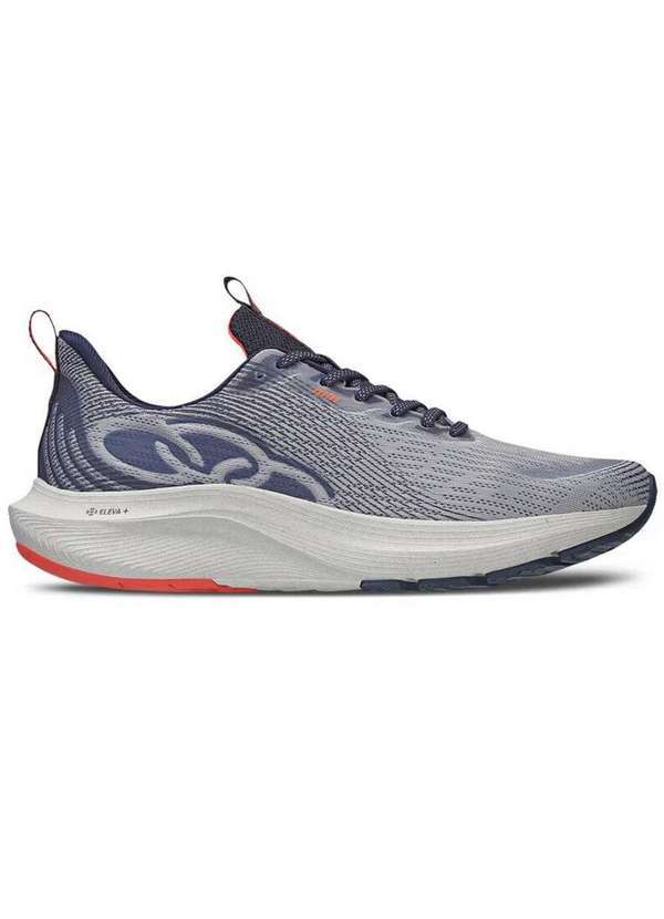 Olympikus - Tênis Running Masculino Olympikus Rastro Azul e Branco