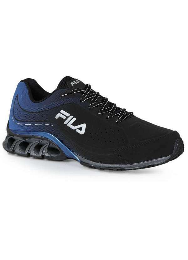 Fila - Tênis Training Masculino Fila Degradê Preto e Azul