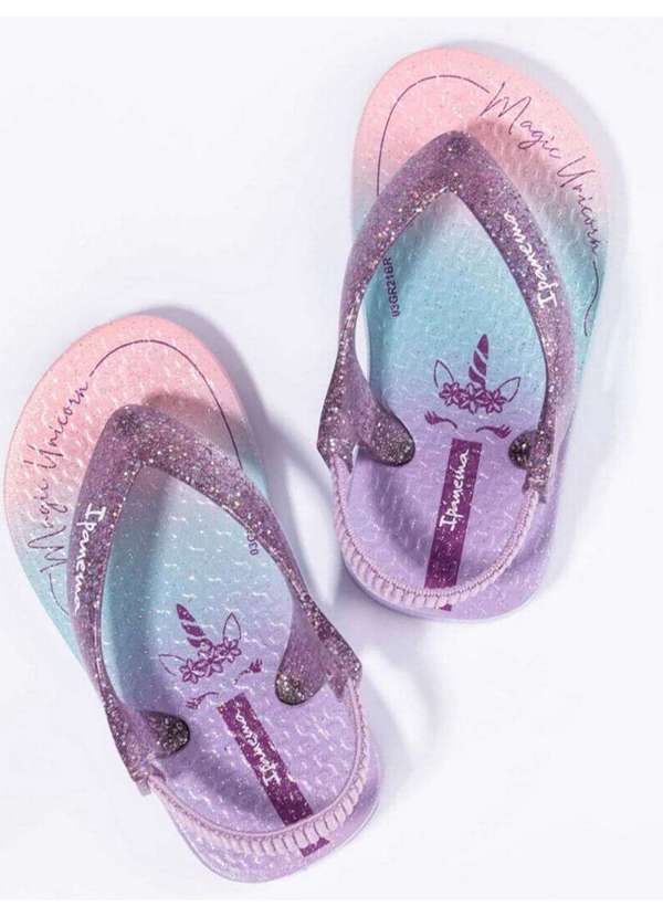 Ipanema - Chinelo Infantil Ipanema Brilho Baby Lilas 1