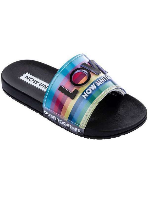Grendene - Chinelo Slide Infantil Grendene Now United Preto