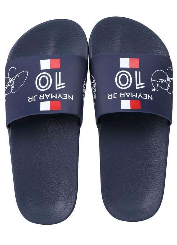 Rider - Chinelo Slide Infantil Rider Football Marinho