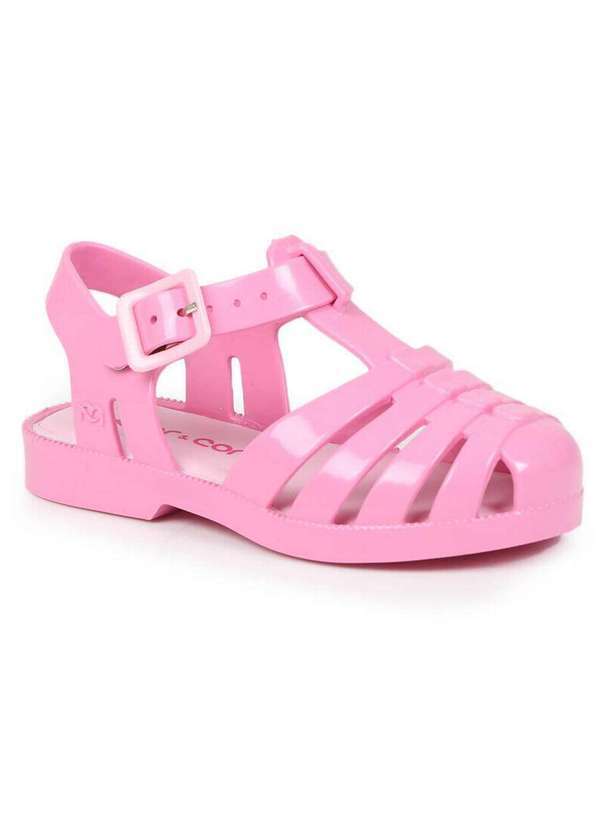Mar e Cor - Sandália Rasteira Infantil Mar & Cor Aranha Baby Rosa