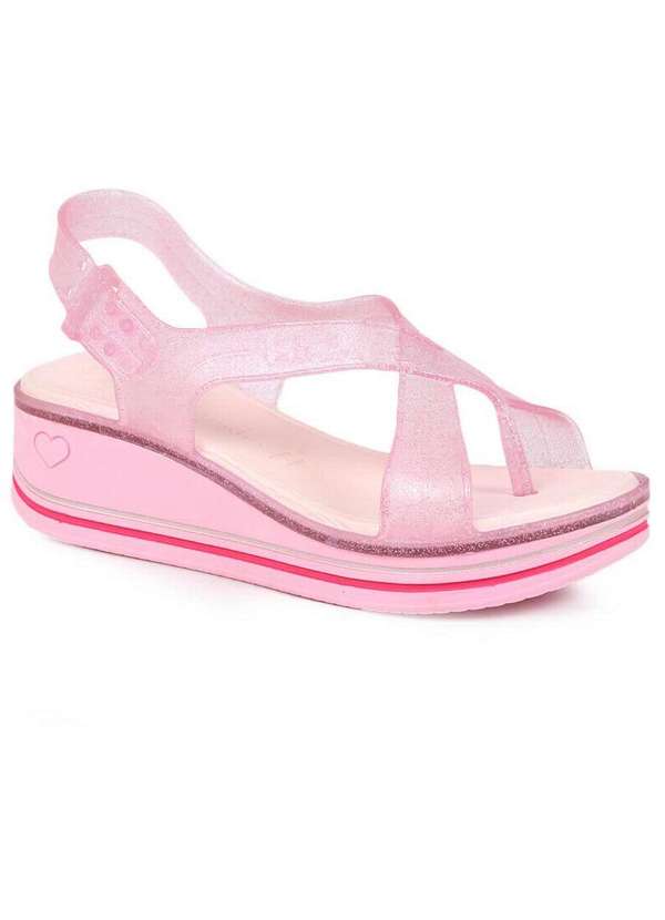 Kidy - Sandália Anabela Infantil Kidy Valentina Pontes Rosa
