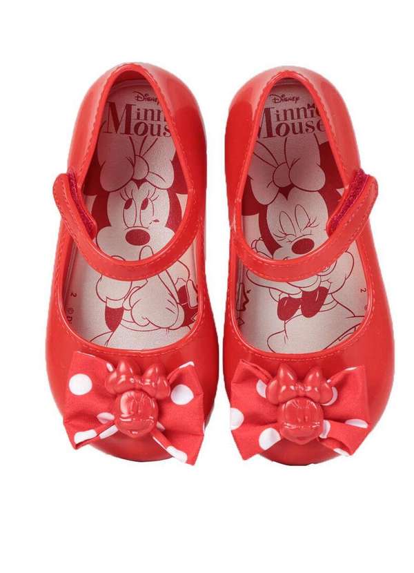 Grendene - Sapatilha Infantil Grendene Minnie Laço Vermelho 5