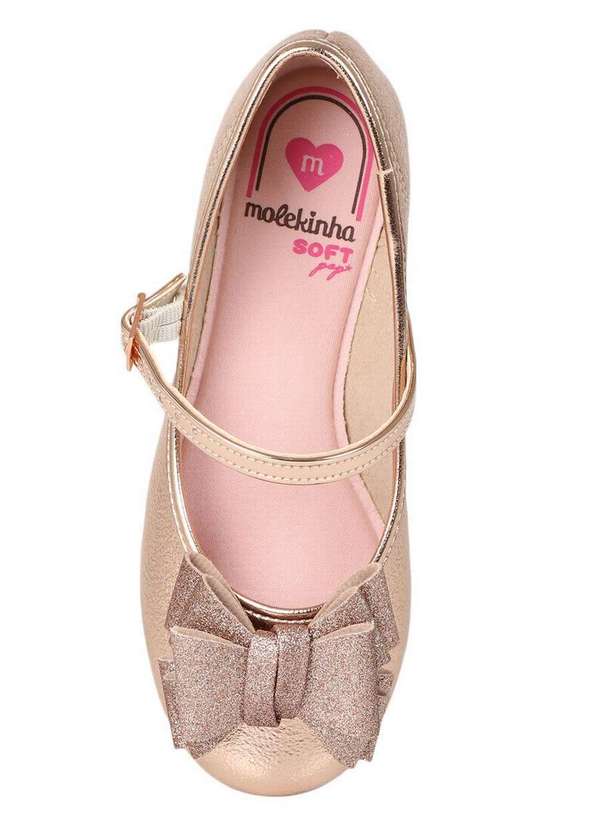 Molekinha Sapatilha Infantil Molekinha Fashionista Cobre