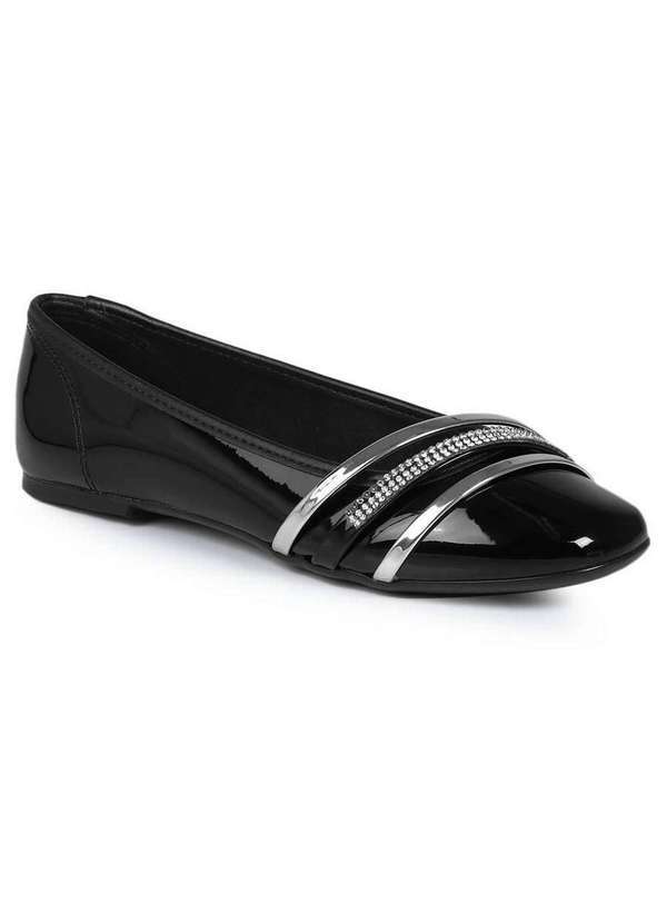 Molekinha - Sapatilha Infantil Molekinha Tiras Modelagem Preto