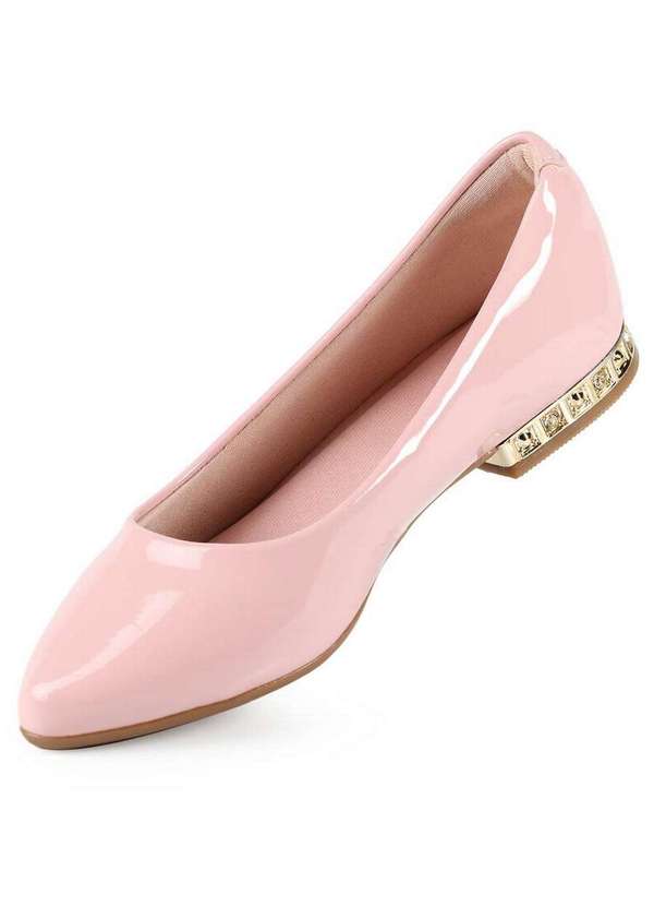 Molekinha - Sapatilha Infantil Molekinha Verniz Sun Rosa 2