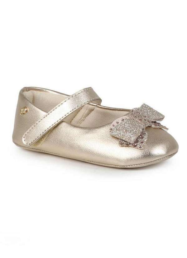 Pampili - Sapatilha Rn Pampili Nina Baby Dourado