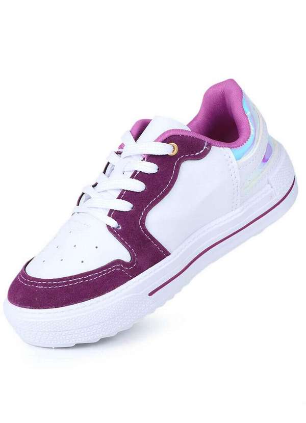 Kidy - Tênis Casual Infantil Kidy Fanfik Teens Branco 2