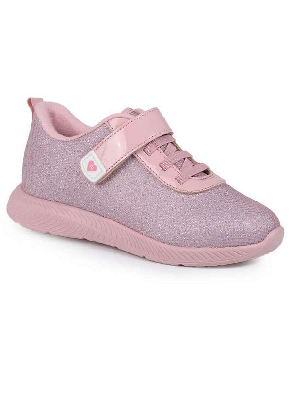 Molekinha - Tênis Casual Infantil Molekinha Lurex Rosa