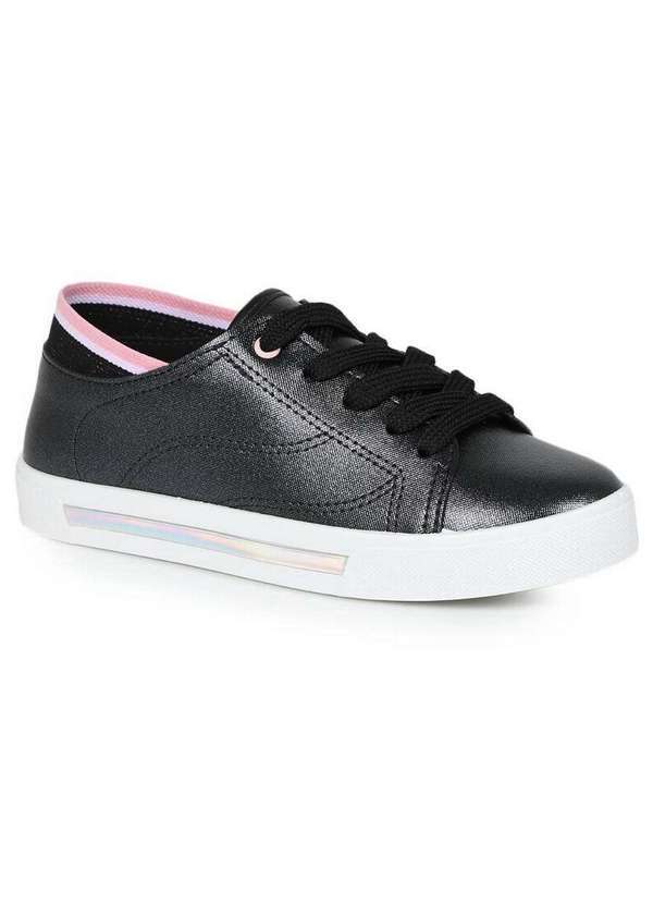 Molekinha - Tênis Casual Infantil Molekinha Super Fashion Preto