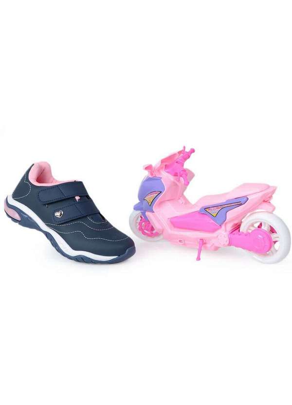 Kidy Tênis Infantil Kidy Play Respi-Tec Marinho