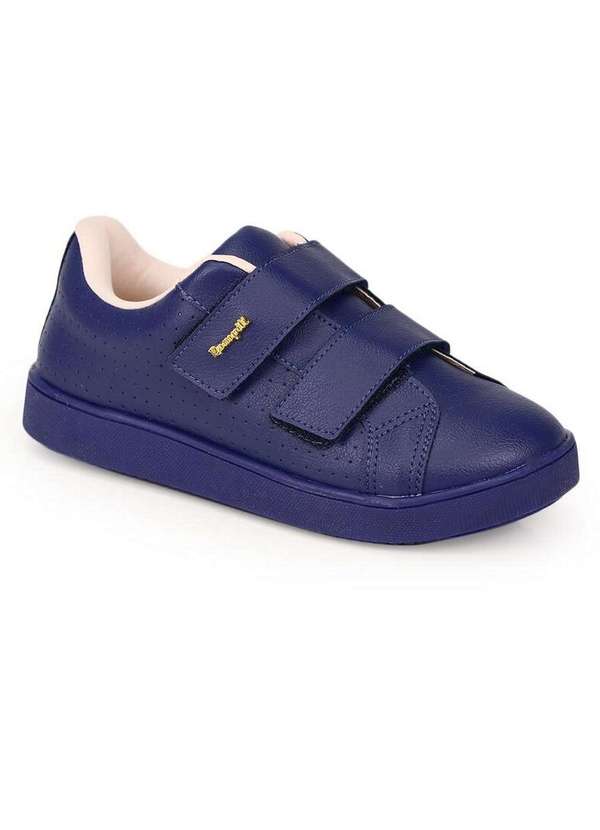 Tênis Infantil Pampili Link Velcro Marinho Passarela