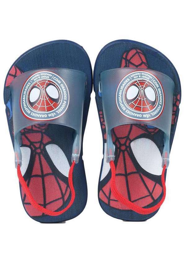 Grendene - Sandália Infantil Grendene Homem-Aranha Marinho