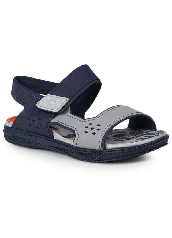 Molekinho - Sandália Infantil Molekinho Pontos Massageadores Marinho 1