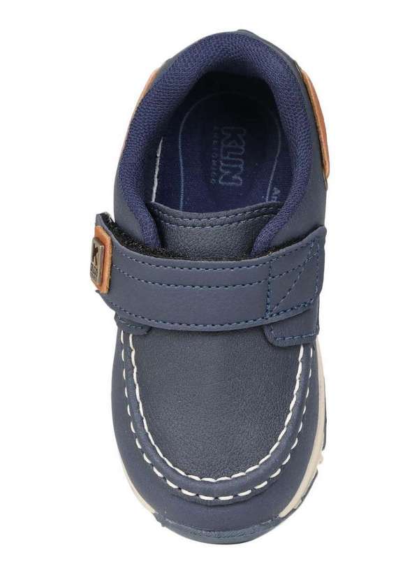 Infantil Menino Sapato Mocassim Infantil Azul Marinho Klin