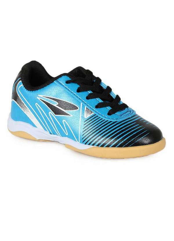 Dray - Chuteira Futsal Infantil Dray Fecho Azul