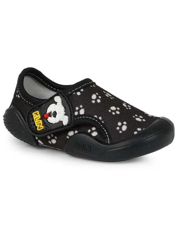 Klin - Tenis Casual Infantil Klin Patinhas Preto