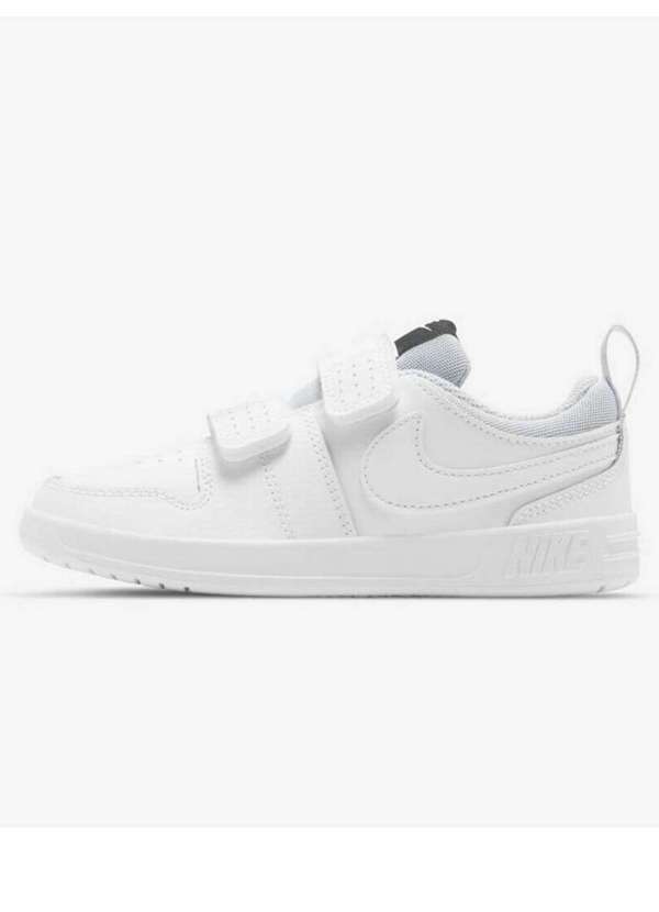 Nike - Tênis Casual Infantil Nike Velcro Duplo Branco
