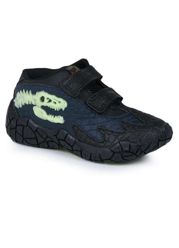 Vissi - Tênis Casual Infantil Vissi Dinossauro Brilho Marinho
