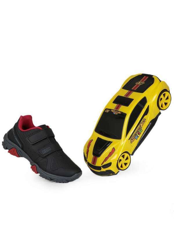 Klin - Tênis Infantil Klin Speed Velcro Duplo Preto
