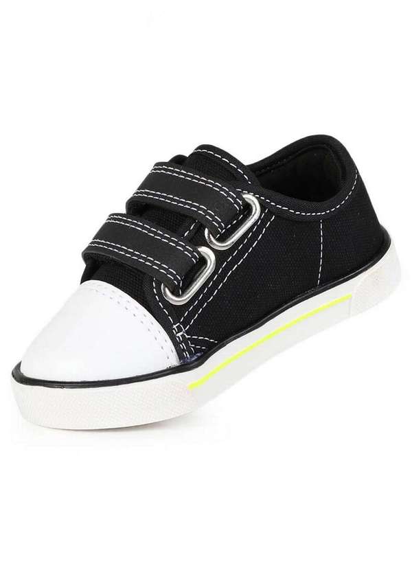 Molekinho - Tênis Infantil Molekinho Básico Velcro Duplo Preto 2