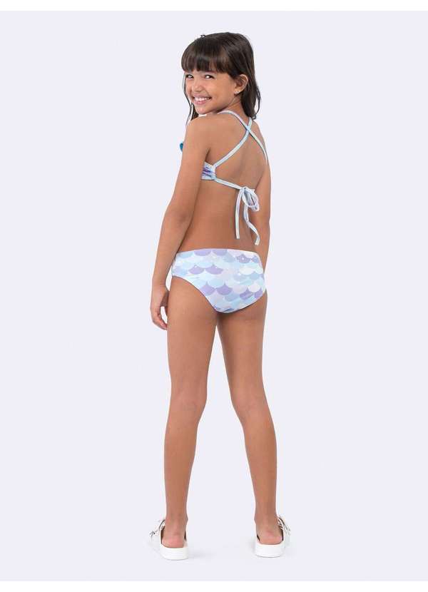 Veggi - Biquini Sereia com Proteção Uv50 Azul 2