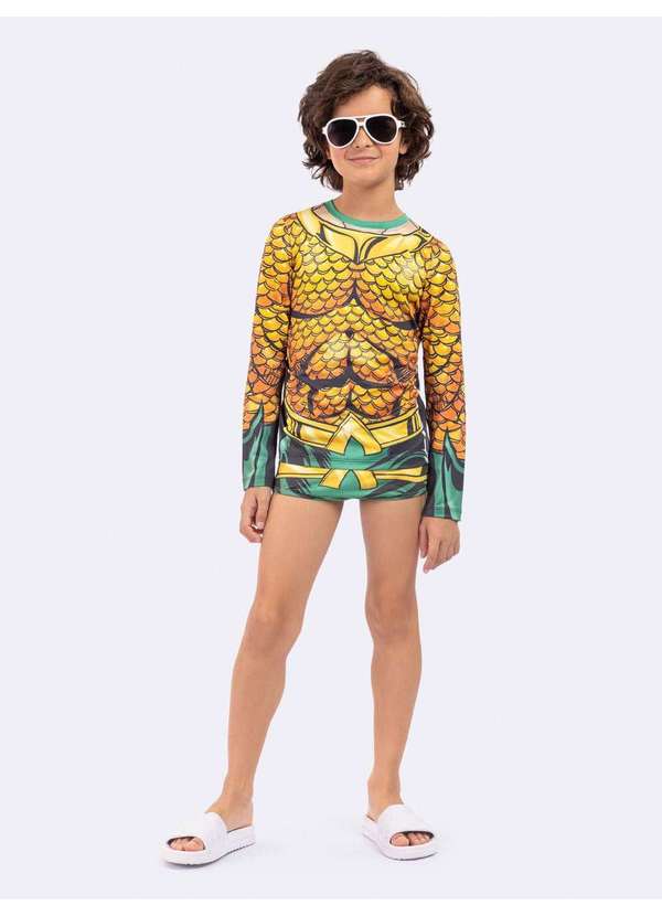 Veggi - Blusa Manga Longa com Proteção Uv 5 Amarelo 2