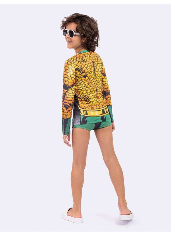 Veggi - Blusa Manga Longa com Proteção Uv 5 Amarelo 3