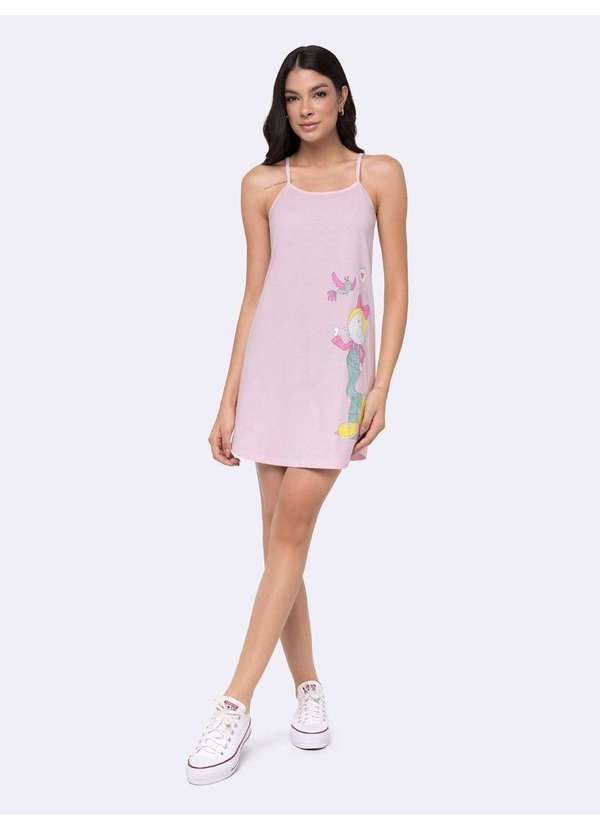 Veggi - Camisola de Alça Turma da Bia Rosa 2