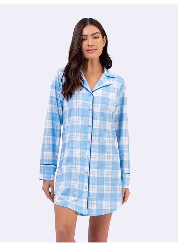Veggi - Camisola Manga Longa Americana Bluesky Azul