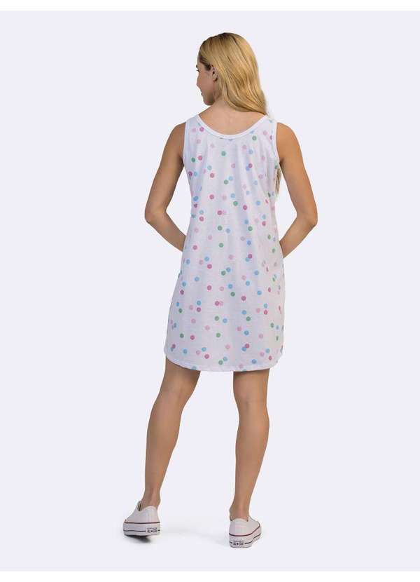 Veggi - Camisola Regata Bia Faces Azul Branco 3