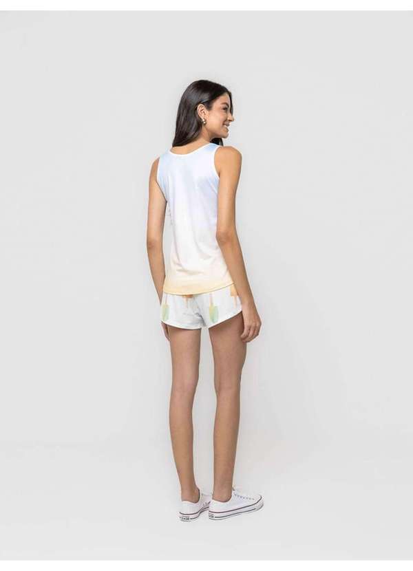 Veggi - Pijama Manga Curta Dolce Vita Azul 5