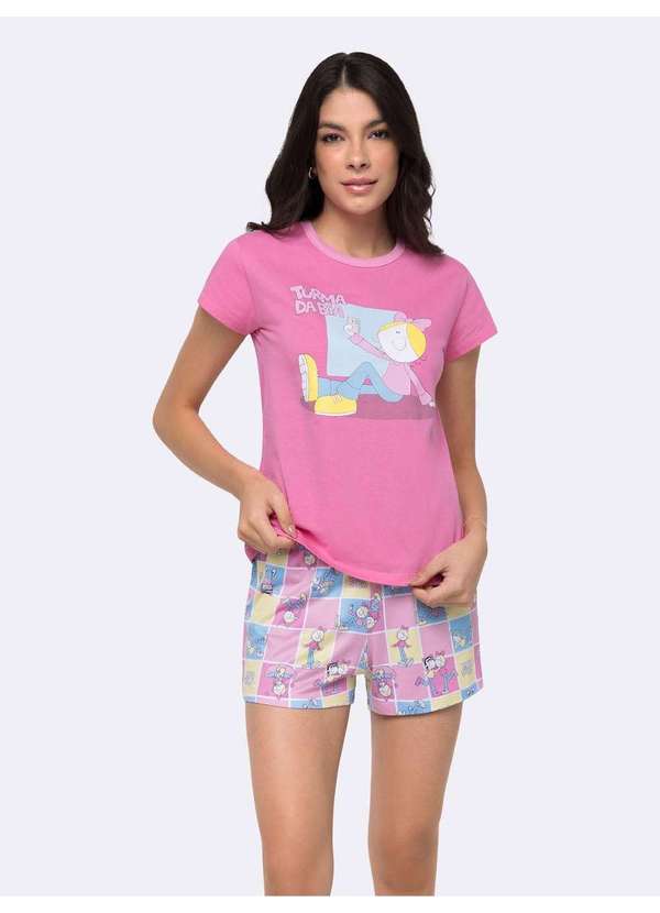 Veggi - Pijama Manga Curta Turma da Bia Rosa