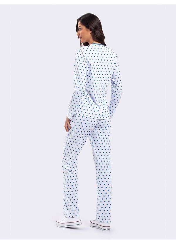 Veggi - Pijama Manga Longa On Sundays Branco 2