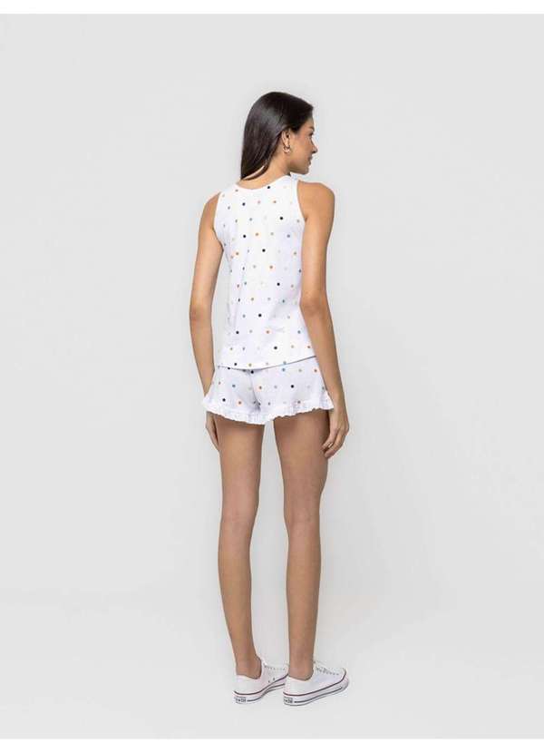 Veggi - Pijama Regata Raízes do Sol Branco 4