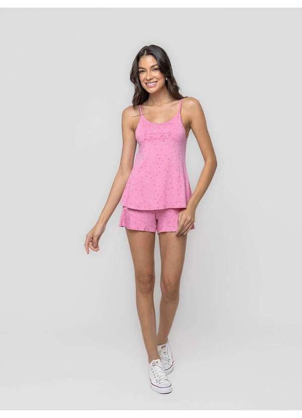Veggi - Short Doll Corações Ao Sol Rosa 3