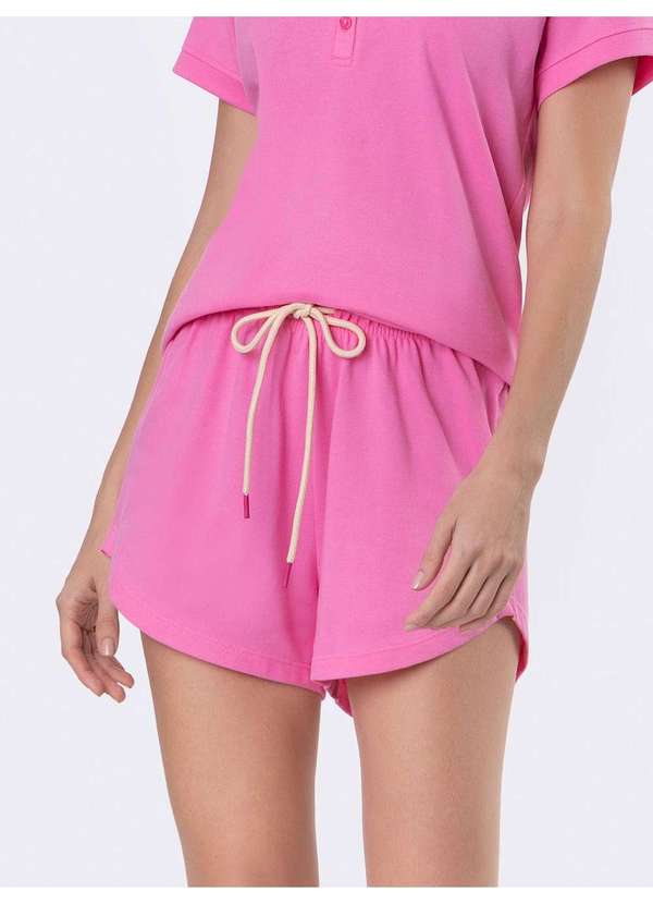 Veggi - Short Liso - Rosa Rosa