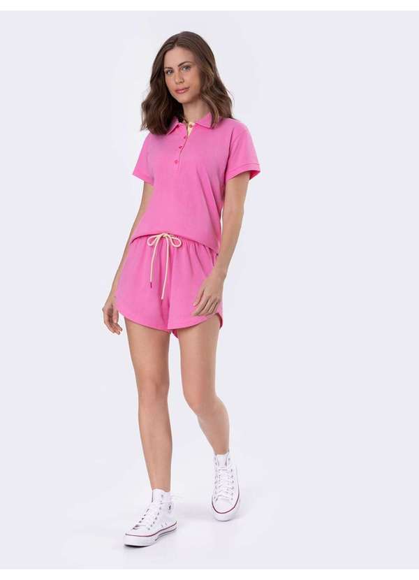 Veggi - Short Liso - Rosa Rosa 3